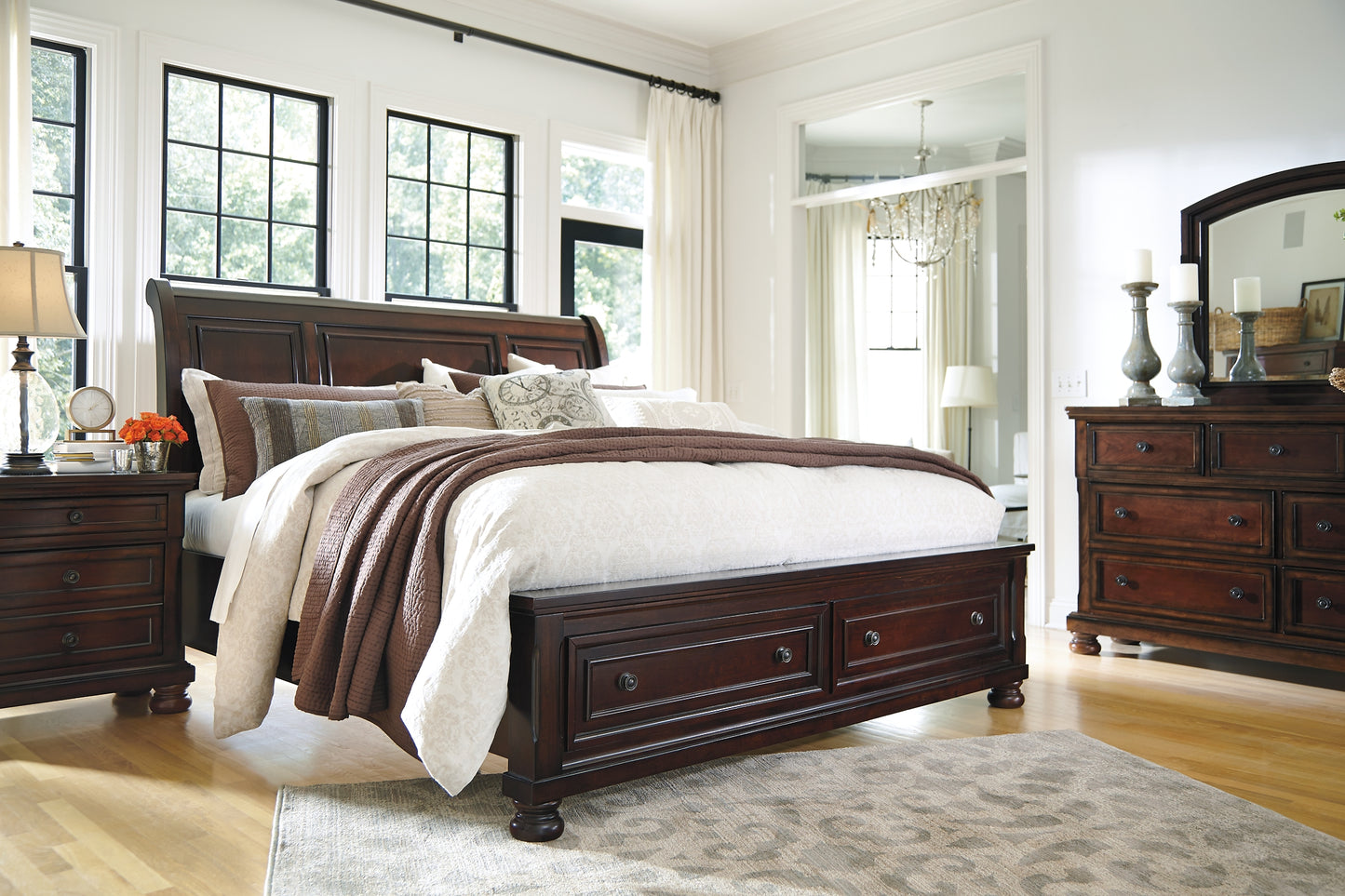 Robbinsdale Sleigh Bed With Storage