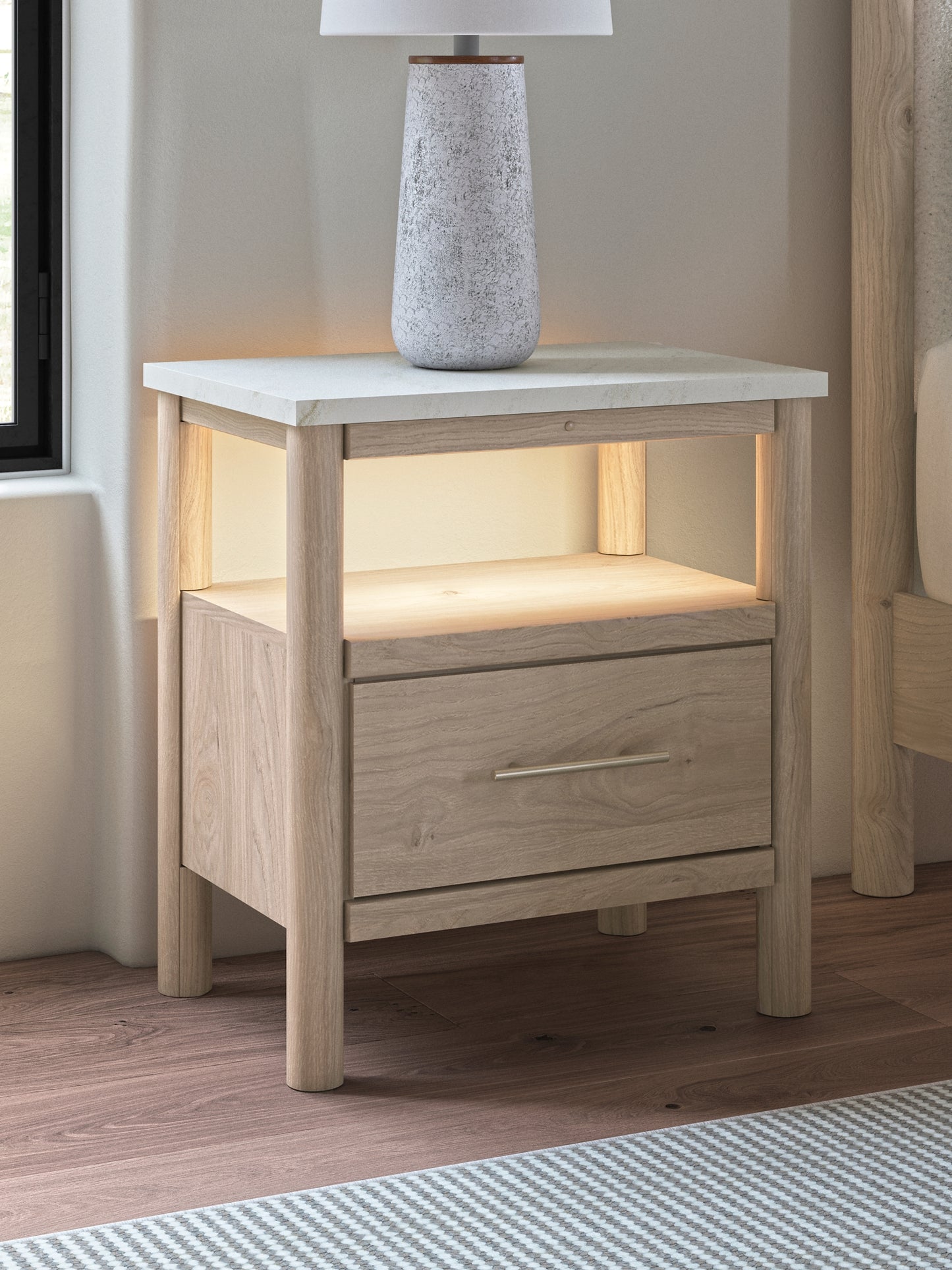 Cadmori One Drawer Night Stand