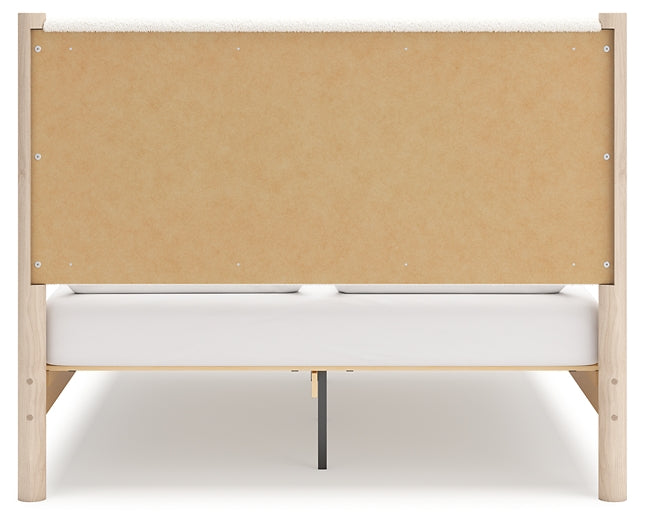 Cadmori  Upholstered Panel Bed