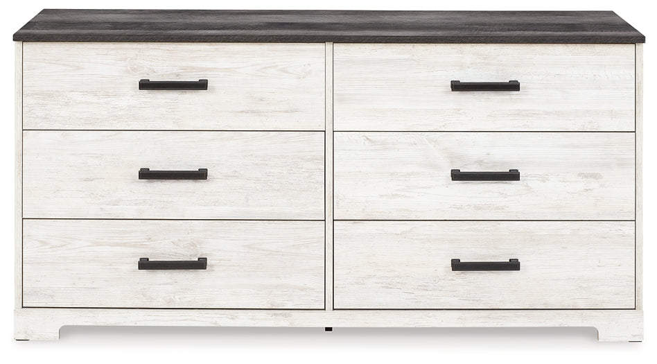 Shawburn Full Panel Headboard with Dresser, Chest and Nightstand