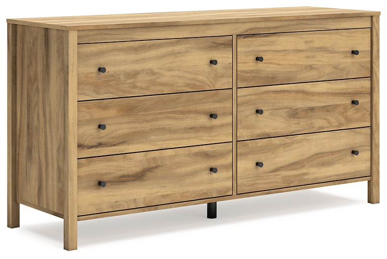 Bermacy Full Platform Bed with Dresser and Nightstand