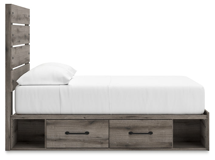 Graystorm Panel Storage Bed