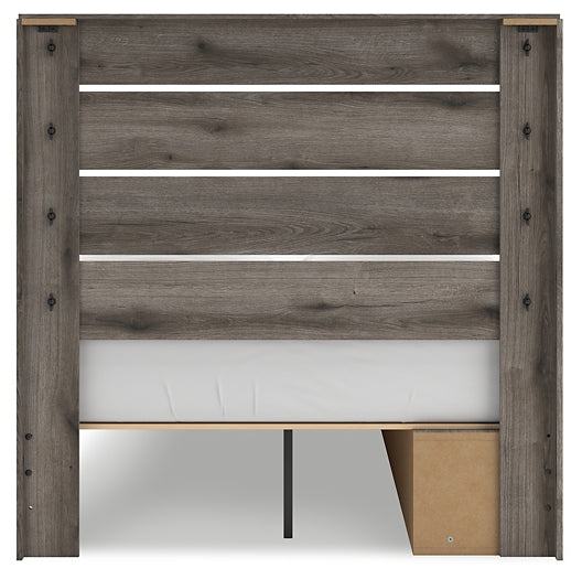 Graystorm Panel Storage Bed