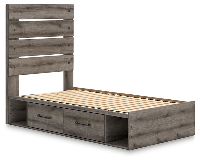 Graystorm Panel Storage Bed