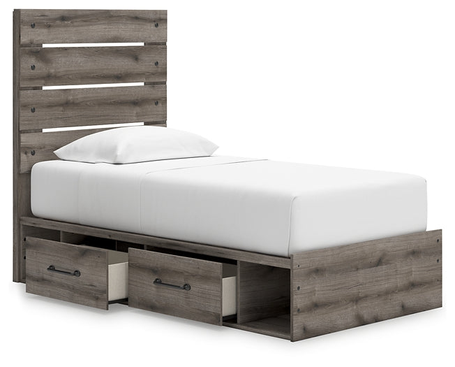 Graystorm Panel Storage Bed