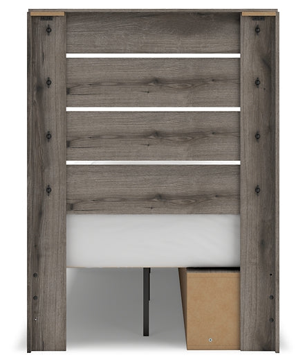 Graystorm Panel Storage Bed