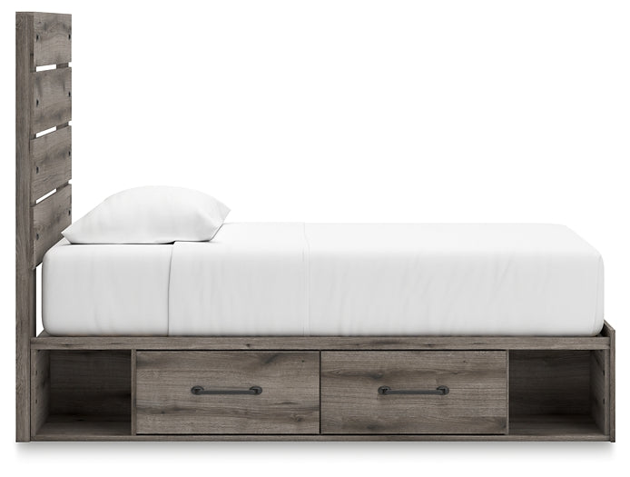 Graystorm Panel Storage Bed