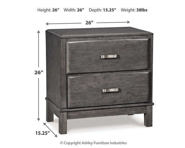 Caitbrook Storage Bed With 8 Storage Drawers With Mirrored Dresser, Chest And Nightstand