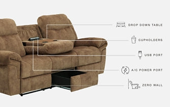 Huddle-Up REC Sofa w/Drop Down Table Furniture Mart -  online today or in-store at our location in Duluth, Ga. Furniture Mart Georgia. View our lowest price today. Shop Now. 