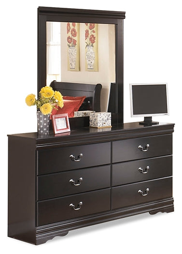 Huey Vineyard Twin Sleigh Headboard with Mirrored Dresser, Chest and Nightstand Furniture Mart -  online today or in-store at our location in Duluth, Ga. Furniture Mart Georgia. View our lowest price today. Shop Now. 