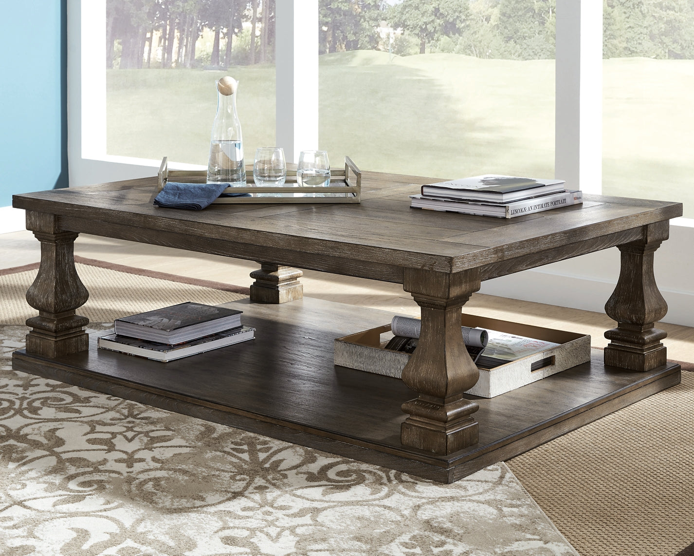 Johnelle Coffee Table with 2 End Tables Furniture Mart - online today or in-store at our location in Duluth, Ga. Furniture Mart Georgia. View our lowest price today. Shop Now.
