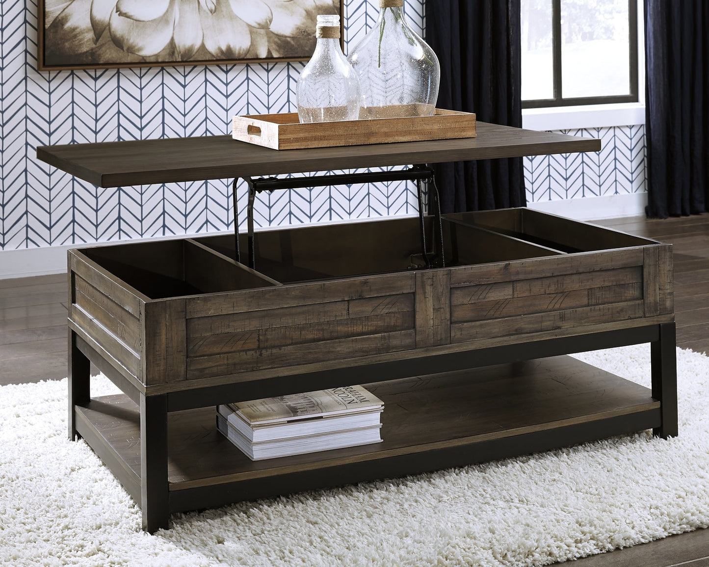 Johurst LIFT TOP COCKTAIL TABLE Furniture Mart - online today or in-store at our location in Duluth, Ga. Furniture Mart Georgia. View our lowest price today. Shop Now.