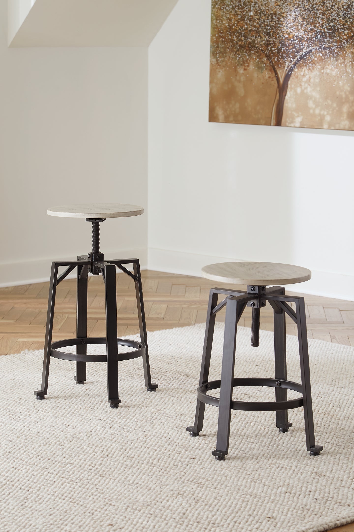 Karisslyn Swivel Stool (2/CN) Furniture Mart -  online today or in-store at our location in Duluth, Ga. Furniture Mart Georgia. View our lowest price today. Shop Now. 