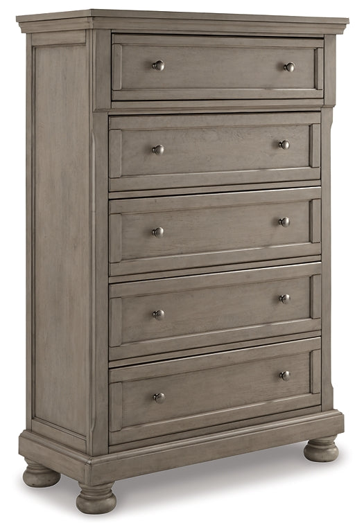 Lettner Queen Panel Bed with Mirrored Dresser, Chest and Nightstand Furniture Mart -  online today or in-store at our location in Duluth, Ga. Furniture Mart Georgia. View our lowest price today. Shop Now. 