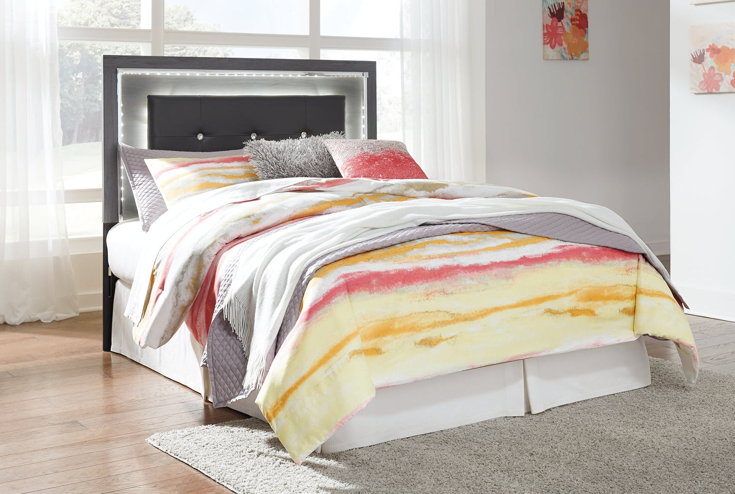 Lodanna Full Upholstered Panel Headboard with Mirrored Dresser Furniture Mart - online today or in-store at our location in Duluth, Ga. Furniture Mart Georgia. View our lowest price today. Shop Now.