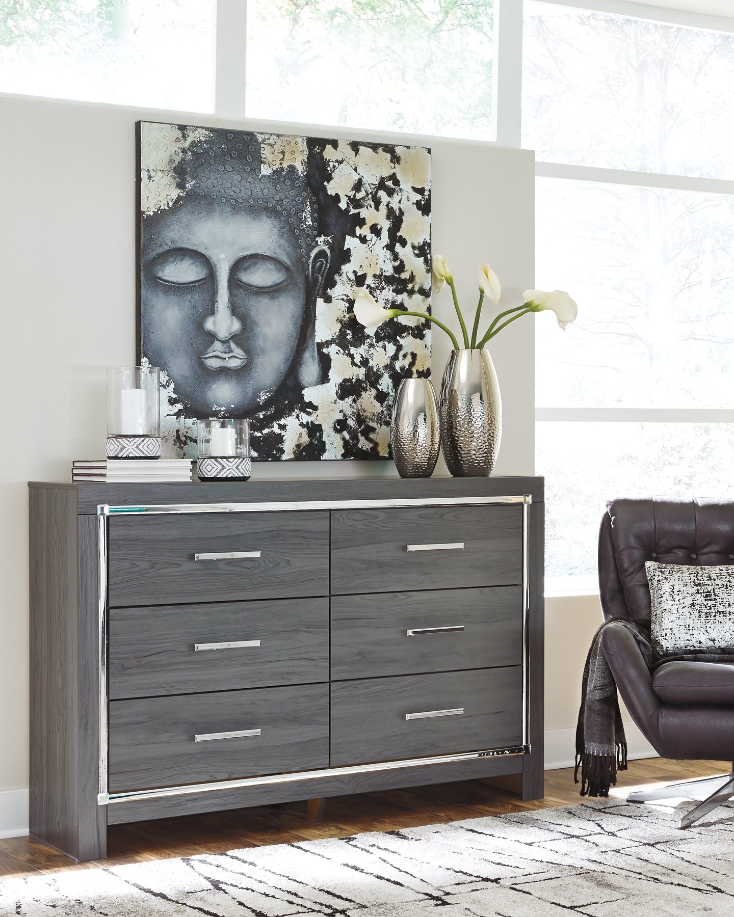 Lodanna Six Drawer Dresser Furniture Mart -  online today or in-store at our location in Duluth, Ga. Furniture Mart Georgia. View our lowest price today. Shop Now. 