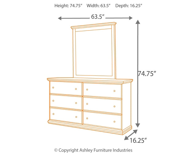 Maribel King/California King Panel Headboard with Mirrored Dresser Furniture Mart -  online today or in-store at our location in Duluth, Ga. Furniture Mart Georgia. View our lowest price today. Shop Now. 