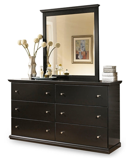 Maribel Queen/Full Panel Headboard with Mirrored Dresser, Chest and Nightstand Furniture Mart -  online today or in-store at our location in Duluth, Ga. Furniture Mart Georgia. View our lowest price today. Shop Now. 