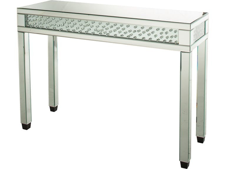 Mirrored Console Table w/Crystals Furniture Mart - online today or in-store at our location in Duluth, Ga. Furniture Mart Georgia. View our lowest price today. Shop Now.