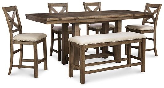 Moriville Counter Height Dining Table and 4 Barstools and Bench Furniture Mart -  online today or in-store at our location in Duluth, Ga. Furniture Mart Georgia. View our lowest price today. Shop Now. 
