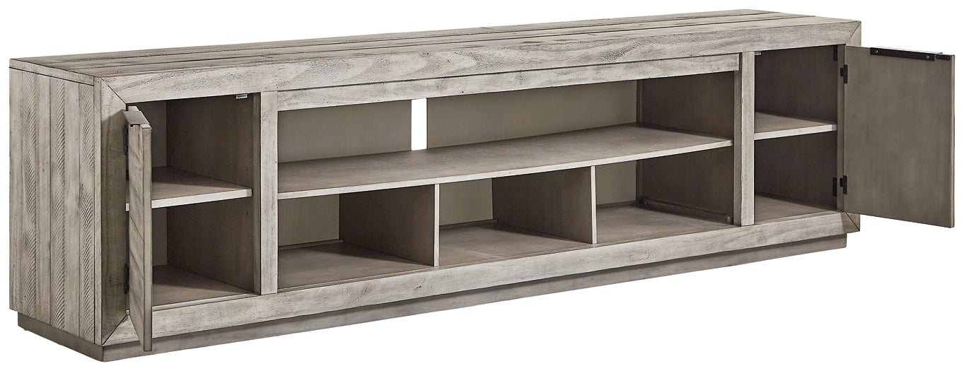 Naydell XL TV Stand w/Fireplace Option Furniture Mart - online today or in-store at our location in Duluth, Ga. Furniture Mart Georgia. View our lowest price today. Shop Now.