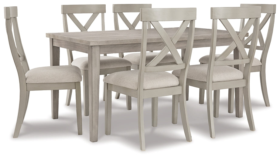 Parellen Dining Table and 6 Chairs Furniture Mart - online today or in-store at our location in Duluth, Ga. Furniture Mart Georgia. View our lowest price today. Shop Now.