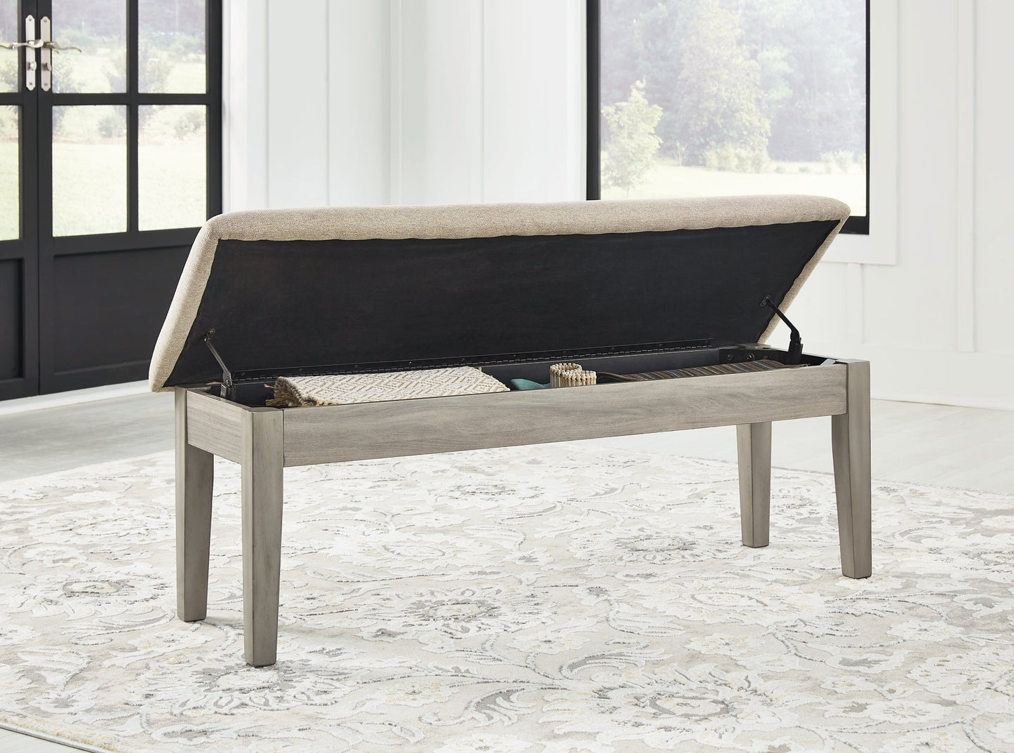 Parellen Upholstered Storage Bench Furniture Mart -  online today or in-store at our location in Duluth, Ga. Furniture Mart Georgia. View our lowest price today. Shop Now. 