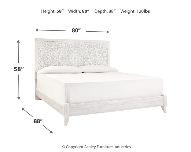 Paxberry King Panel Bed with Mirrored Dresser Furniture Mart - online today or in-store at our location in Duluth, Ga. Furniture Mart Georgia. View our lowest price today. Shop Now.