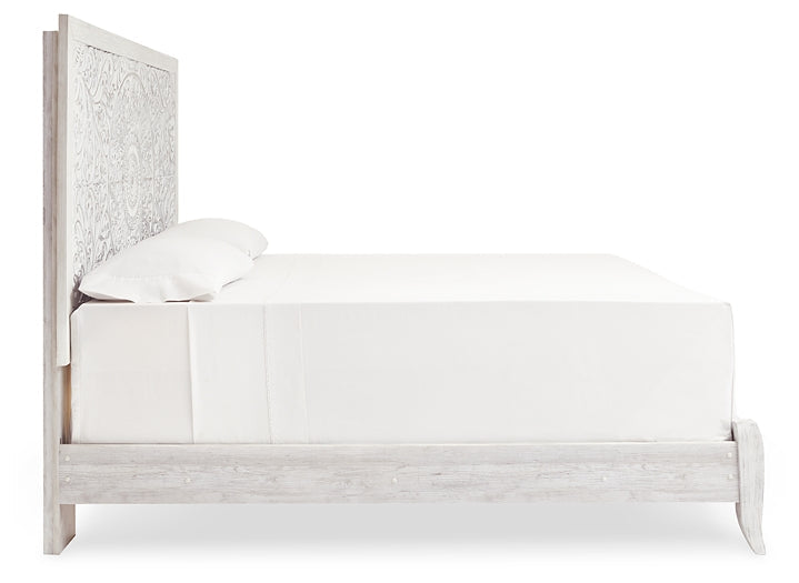 Paxberry King Panel Bed with Mirrored Dresser Furniture Mart - online today or in-store at our location in Duluth, Ga. Furniture Mart Georgia. View our lowest price today. Shop Now.