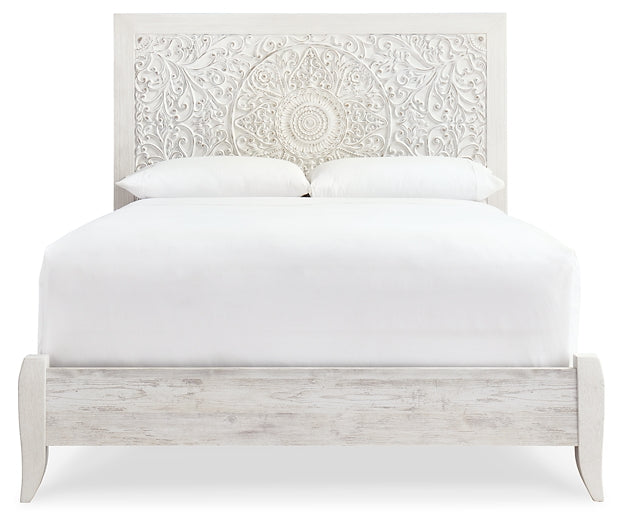 Paxberry Queen Panel Bed with Mirrored Dresser Furniture Mart - online today or in-store at our location in Duluth, Ga. Furniture Mart Georgia. View our lowest price today. Shop Now.
