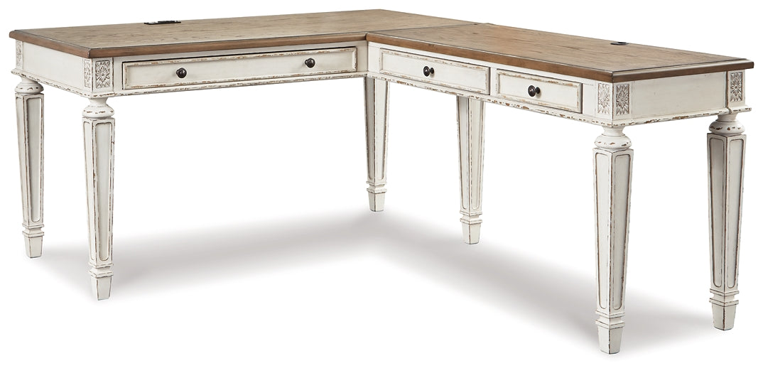 Realyn 2-Piece Home Office Desk Furniture Mart - online today or in-store at our location in Duluth, Ga. Furniture Mart Georgia. View our lowest price today. Shop Now.