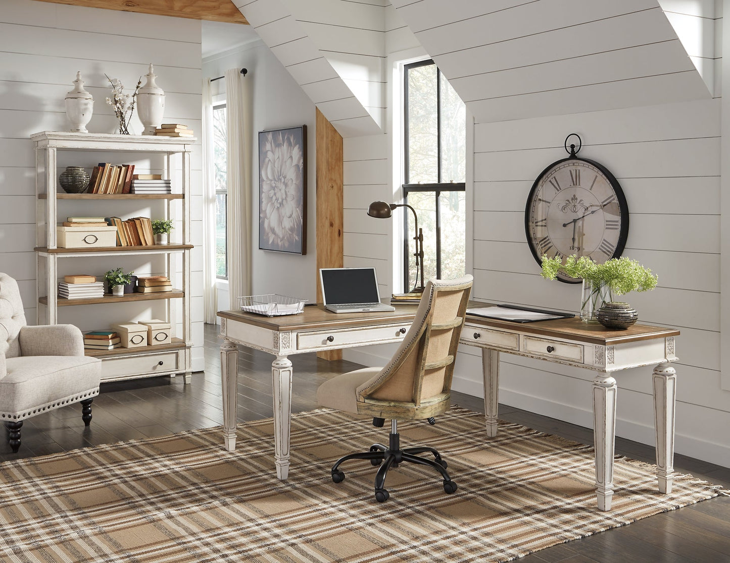 Realyn 2-Piece Home Office Desk Furniture Mart - online today or in-store at our location in Duluth, Ga. Furniture Mart Georgia. View our lowest price today. Shop Now.