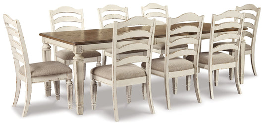 Realyn Dining Table and 8 Chairs Furniture Mart -  online today or in-store at our location in Duluth, Ga. Furniture Mart Georgia. View our lowest price today. Shop Now.