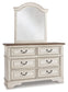 Realyn Full Panel Bed with Mirrored Dresser and 2 Nightstands Furniture Mart -  online today or in-store at our location in Duluth, Ga. Furniture Mart Georgia. View our lowest price today. Shop Now. 