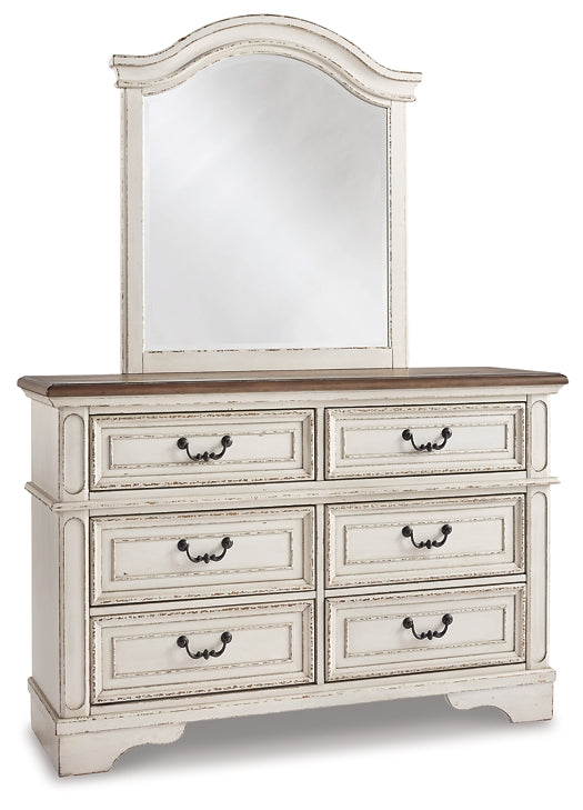 Realyn Full Panel Bed with Mirrored Dresser and Chest Furniture Mart -  online today or in-store at our location in Duluth, Ga. Furniture Mart Georgia. View our lowest price today. Shop Now. 