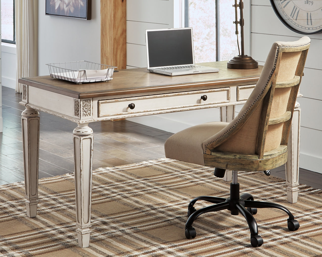 Realyn Home Office Desk Furniture Mart - online today or in-store at our location in Duluth, Ga. Furniture Mart Georgia. View our lowest price today. Shop Now.