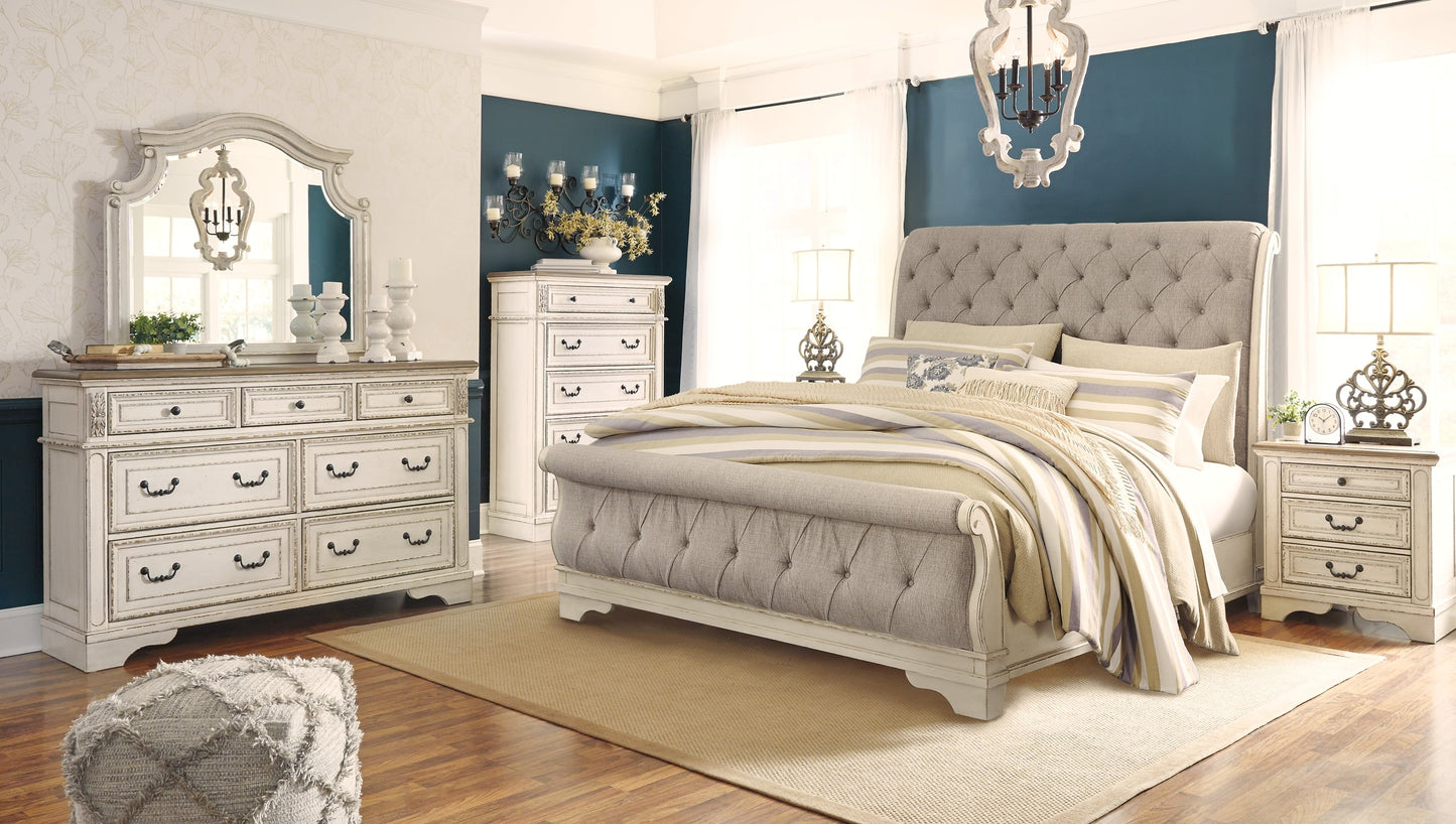Realyn King Sleigh Bed with Mirrored Dresser, Chest and Nightstand Furniture Mart - online today or in-store at our location in Duluth, Ga. Furniture Mart Georgia. View our lowest price today. Shop Now.