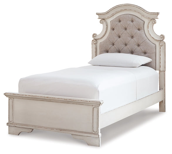 Realyn Twin Panel Bed with Mirrored Dresser Furniture Mart -  online today or in-store at our location in Duluth, Ga. Furniture Mart Georgia. View our lowest price today. Shop Now. 