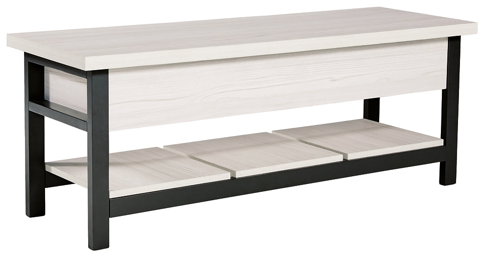 Rhyson Storage Bench Furniture Mart - online today or in-store at our location in Duluth, Ga. Furniture Mart Georgia. View our lowest price today. Shop Now.