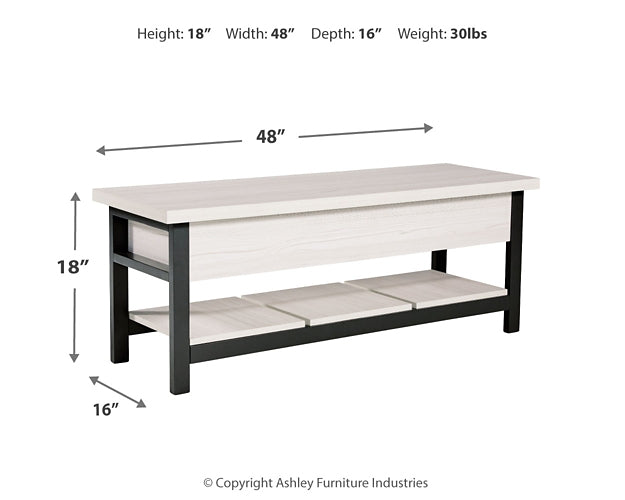 Rhyson Storage Bench Furniture Mart - online today or in-store at our location in Duluth, Ga. Furniture Mart Georgia. View our lowest price today. Shop Now.