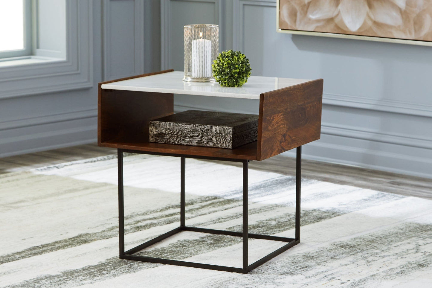 Rusitori Rectangular End Table Furniture Mart - online today or in-store at our location in Duluth, Ga. Furniture Mart Georgia. View our lowest price today. Shop Now.