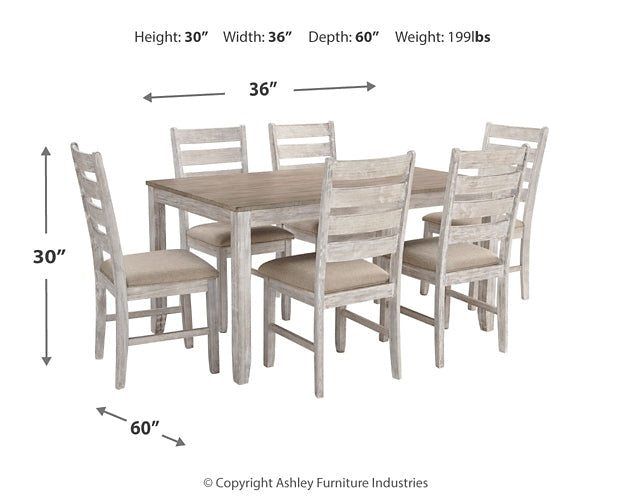 Skempton Dining Room Table Set (7/CN) Furniture Mart -  online today or in-store at our location in Duluth, Ga. Furniture Mart Georgia. View our lowest price today. Shop Now. 