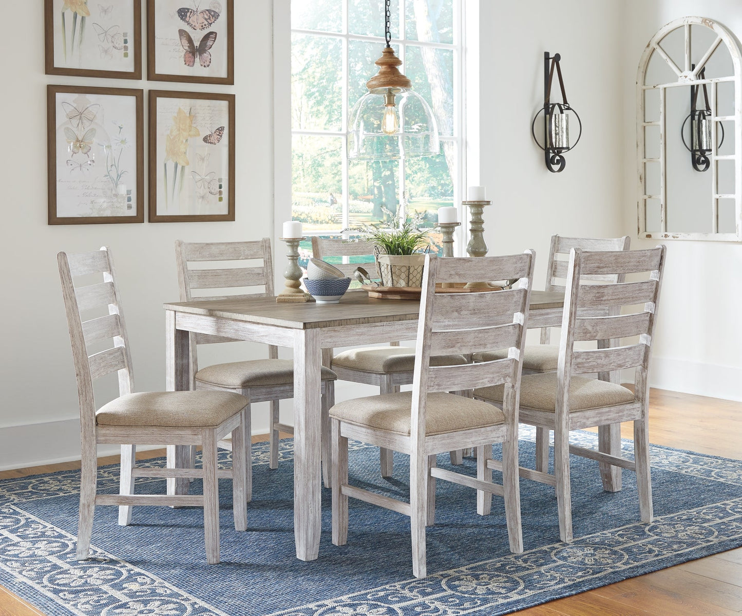 Skempton Dining Room Table Set (7/CN) Furniture Mart -  online today or in-store at our location in Duluth, Ga. Furniture Mart Georgia. View our lowest price today. Shop Now. 