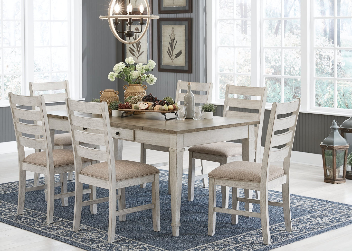 Skempton Dining Table and 6 Chairs Furniture Mart -  online today or in-store at our location in Duluth, Ga. Furniture Mart Georgia. View our lowest price today. Shop Now. 