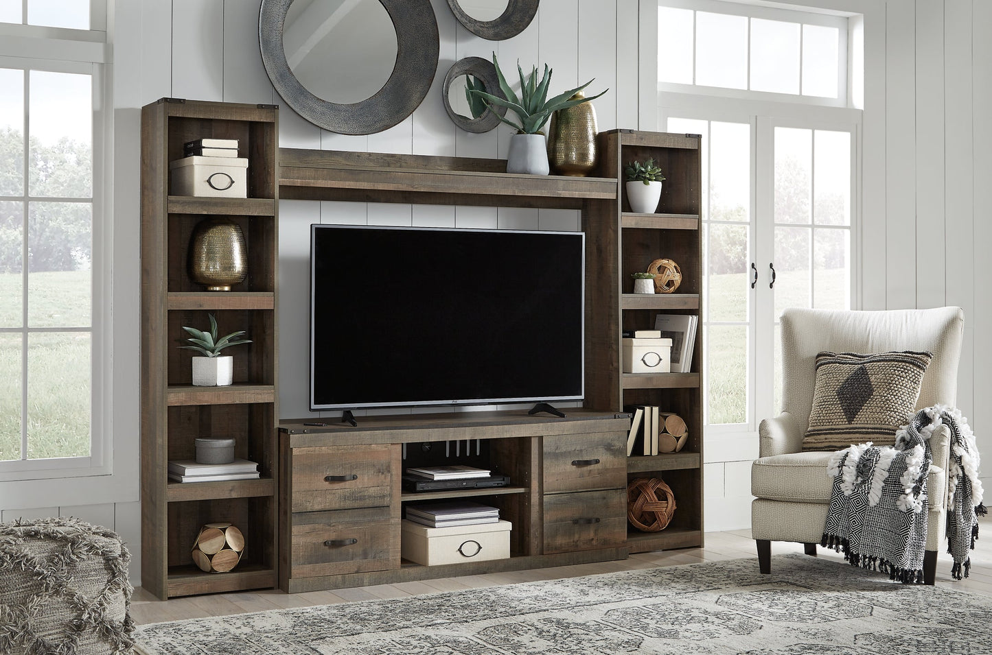 Trinell 4-Piece Entertainment Center Furniture Mart - online today or in-store at our location in Duluth, Ga. Furniture Mart Georgia. View our lowest price today. Shop Now.