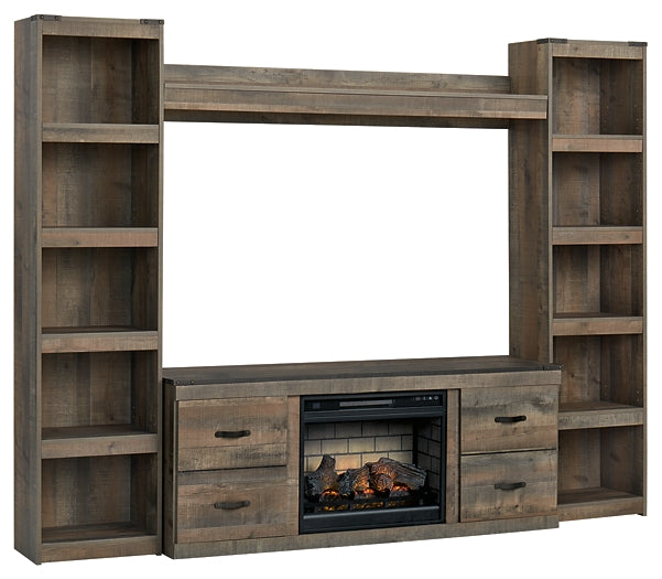 Trinell 4-Piece Entertainment Center with Electric Fireplace Furniture Mart -  online today or in-store at our location in Duluth, Ga. Furniture Mart Georgia. View our lowest price today. Shop Now. 