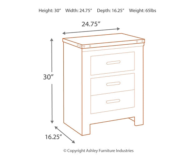 Trinell Two Drawer Night Stand Furniture Mart -  online today or in-store at our location in Duluth, Ga. Furniture Mart Georgia. View our lowest price today. Shop Now. 