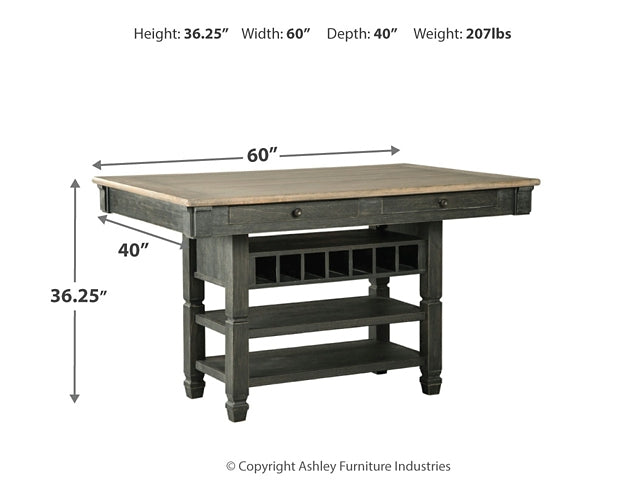 Tyler Creek Counter Height Dining Table and 4 Barstools Furniture Mart - online today or in-store at our location in Duluth, Ga. Furniture Mart Georgia. View our lowest price today. Shop Now.