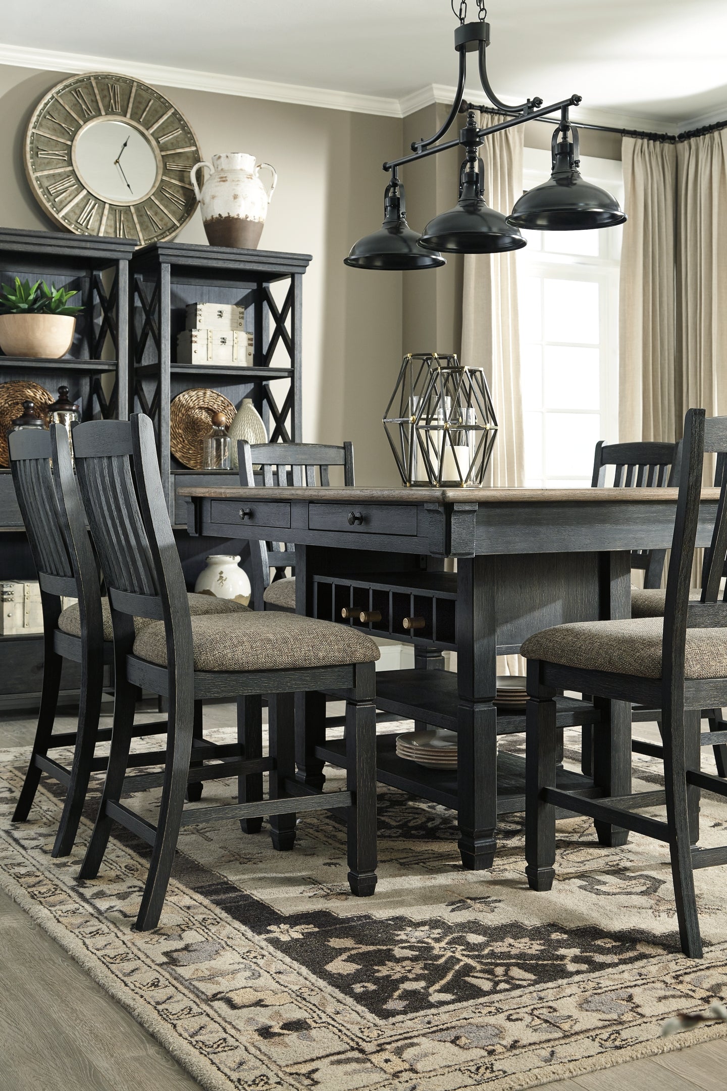 Tyler Creek Counter Height Dining Table and 4 Barstools Furniture Mart - online today or in-store at our location in Duluth, Ga. Furniture Mart Georgia. View our lowest price today. Shop Now.