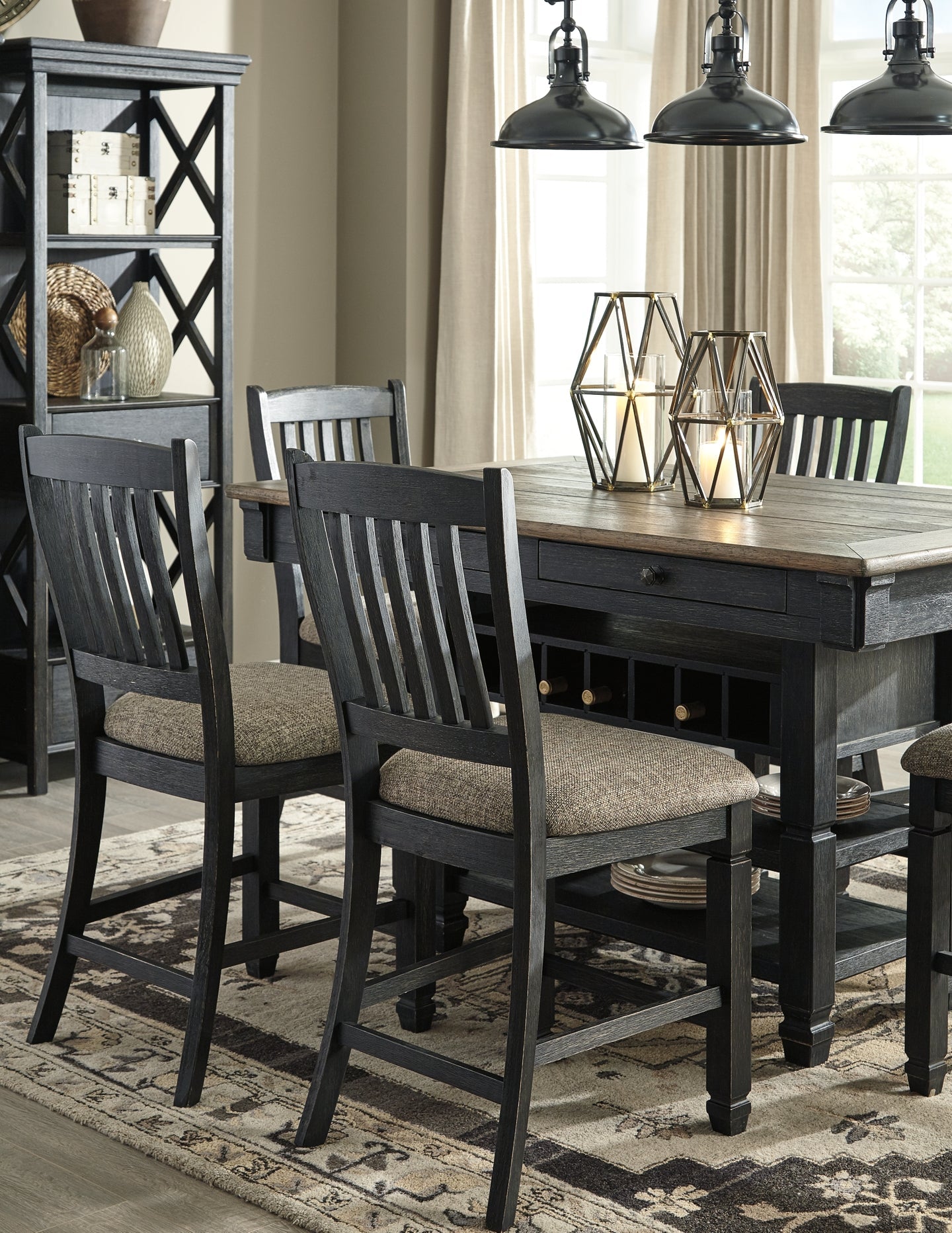 Tyler Creek Counter Height Dining Table and 4 Barstools Furniture Mart - online today or in-store at our location in Duluth, Ga. Furniture Mart Georgia. View our lowest price today. Shop Now.